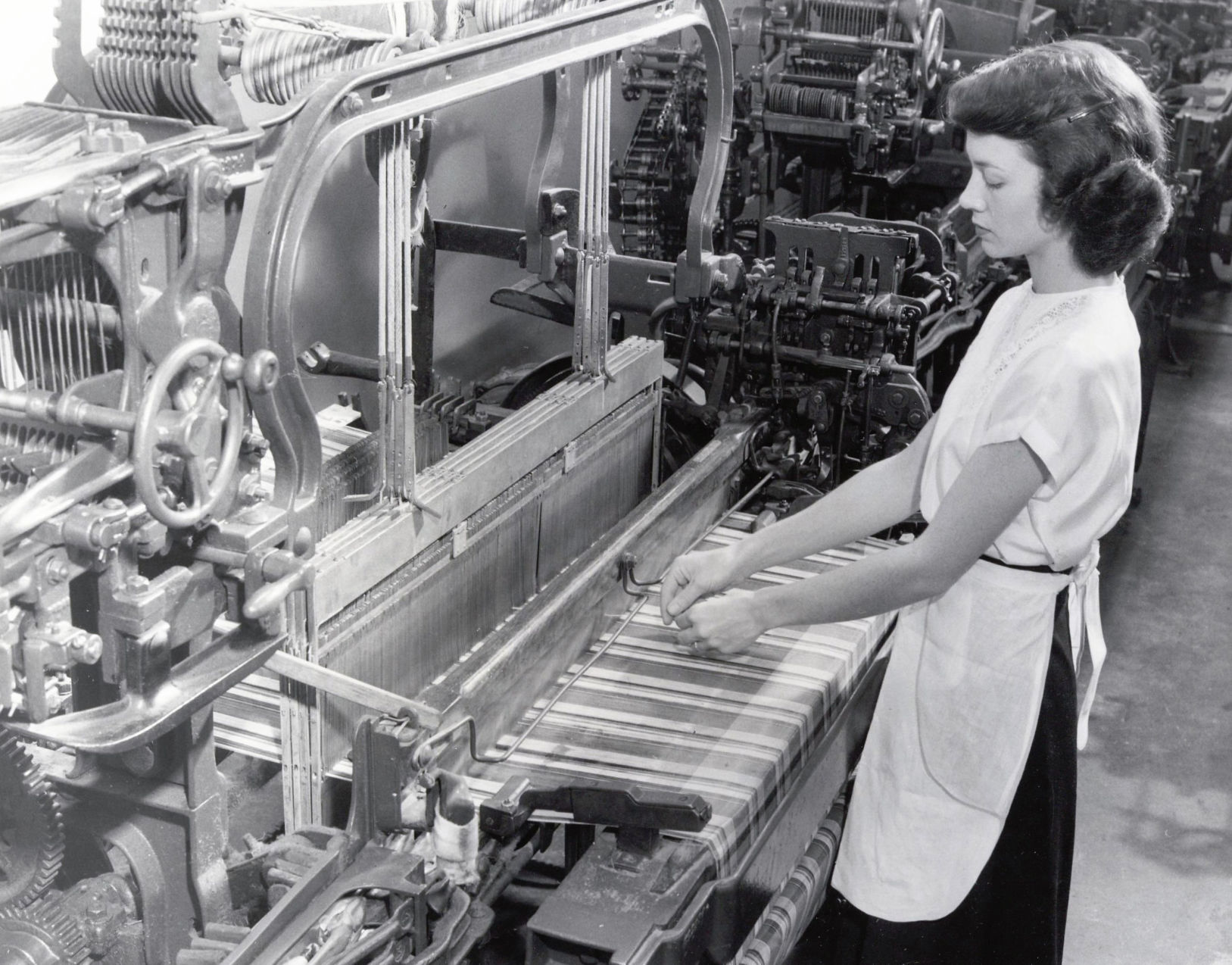 Woman at loom